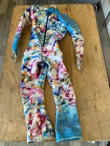 Women's Small Spyder Padded Racing Ski Suit (Used) FIS Legal