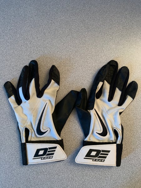 Nike Batting Gloves – White/Black, Size Small, Great Condition, Cheap Price
