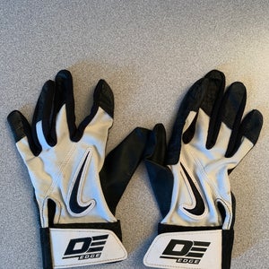 Nike Batting Gloves – White/Black, Size Small, Great Condition, Great Deal