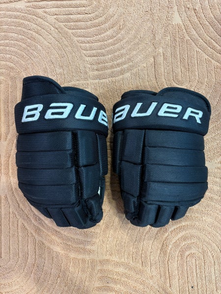 Black Junior Bauer Vapor Pro Team Gloves 12" (Used)