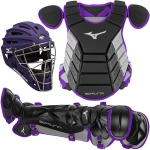 Mizuno Samurai Catcher's Set (New) Purple accent