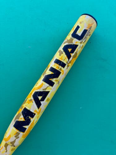 Yellow 2020 Miken Maniac Bat Alloy 26 oz 34" (Drop 8)