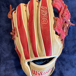 Red Wilson A500 RH Infield Baseball Glove 11" (Used)