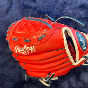 Red Rawlings Player series RH Pitcher's Baseball Glove 9" (Used)