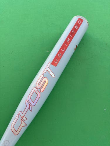 Blue 2025 Easton Ghost Unlimited Composite Bat (-11) Composite 19 oz 30" (Used)