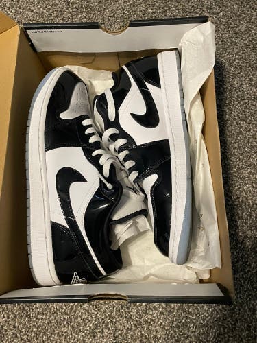 White Men's Size M 12.0 (W 13.0) Adult Air Jordan Jordan 1 Low Shoes (Used)