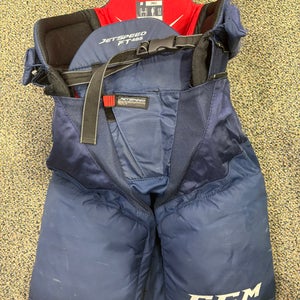 Blue Senior Small CCM JetSpeed FT485 Hockey Pants (Used)