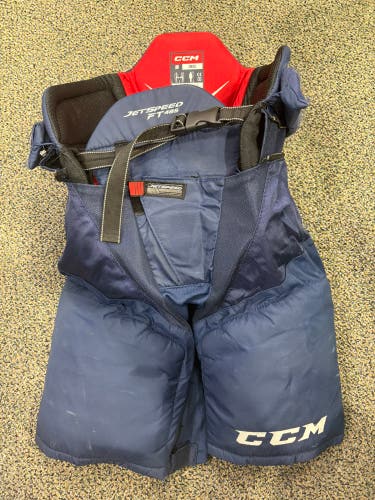 Blue Senior Small CCM JetSpeed FT485 Hockey Pants (Used)