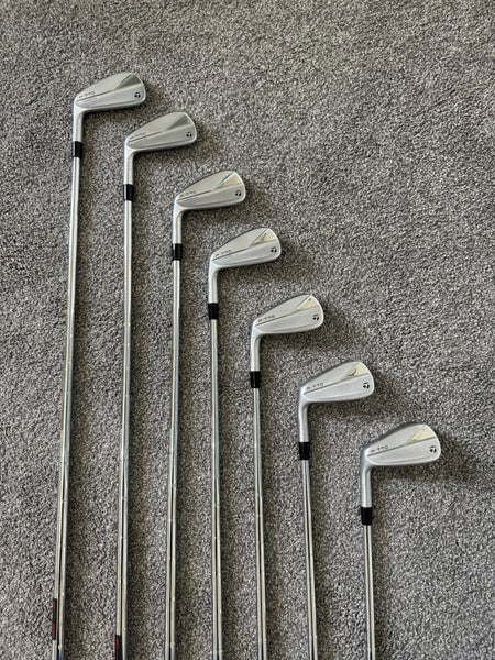 2023 TaylorMade P770 Left Hand Iron Set Stiff Flex Steel Shaft (Used)