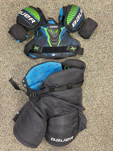 Youth Medium Bauer X Starter Kit | Chest + Pants (Used)