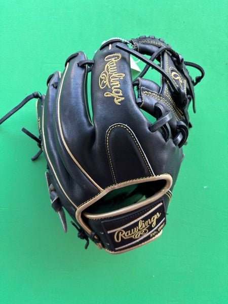 Black Rawlings Heart of the Hide RH Infield Baseball Glove PRO204-2BGD 11.5"