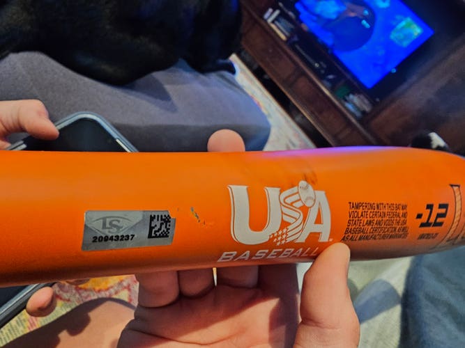 Louisville Slugger Atlas Alloy USABat Certified Bat (-12) 19 oz 31" (Used)