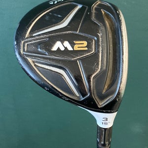 Used Men's TaylorMade 2016 M2 Right Handed 3 Wood | Regular Flex | Reax 65 Gram Graphite Shaft