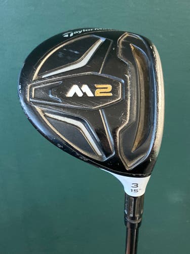 Used Men's TaylorMade 2016 M2 Right Handed 3 Wood | Regular Flex | Reax 65 Gram Graphite Shaft