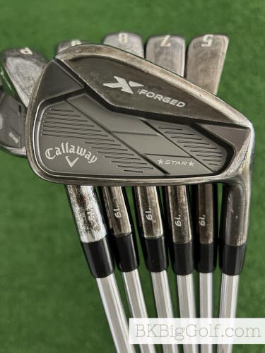 Callaway X Forged Star Black Smoke Iron Set 5-P / NS Pro Neo 95 Stiff