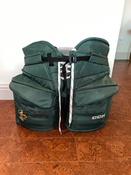 Senior XL - NCAA Clarkson - 2025 CCM HPG 12A Hockey Goalie Pants Pro Stock (Used)