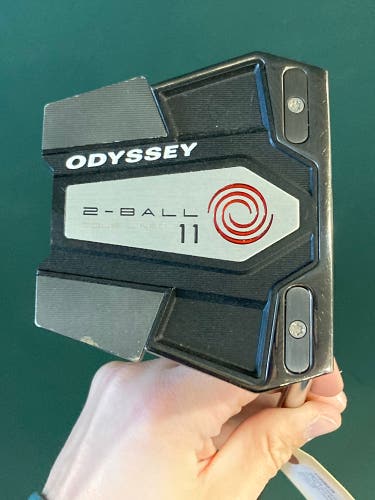 Used Odyssey 2-Ball Eleven Tour Lined Right Handed Mallet Putter 35"