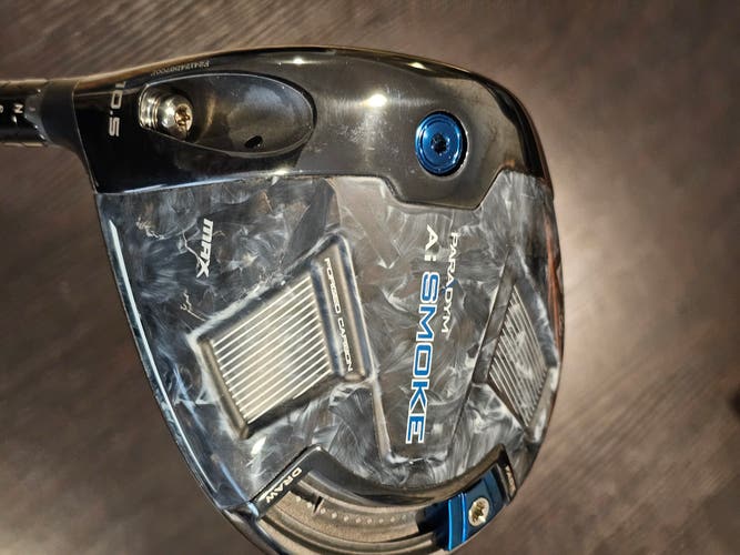 LEFT HAND CALLAWAY PARADYM AI SMOKE MAX 1-WOOD DRIVER 10.5* TENSEI WHITE STIFF