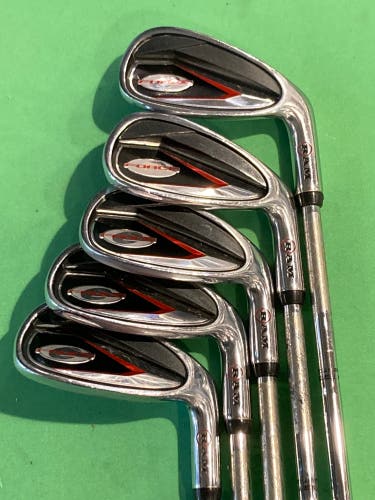 Used Men's RAM Force Right Handed Iron Set | 6i-9i, PW | Regular Flex | Steel Shafts
