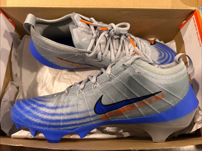 NEW Nike Air Zoom Vapor Elite 1 Blue Grey Football Cleats Men’s Size 9 New In Box FB3288-002