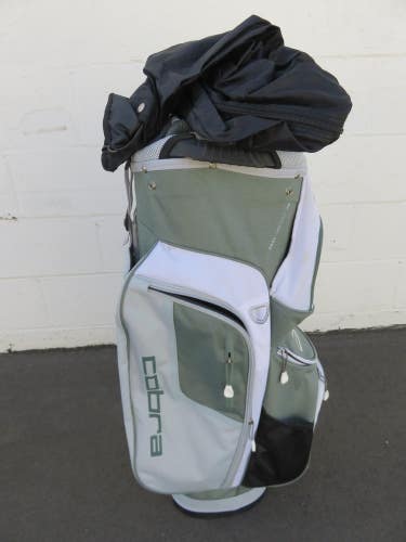 Cobra Lightweight 14 Way Cart Bag - Mint Green