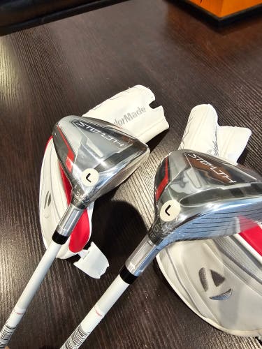 NEW RIGHT HAND LADIES TAYLORMADE STEALTH FAIRWAY WOOD SET 3HL AND 5-WOOD WOMENS