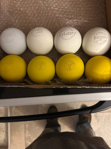 Lot of 8 Assorted Lacrosse Balls (Used)