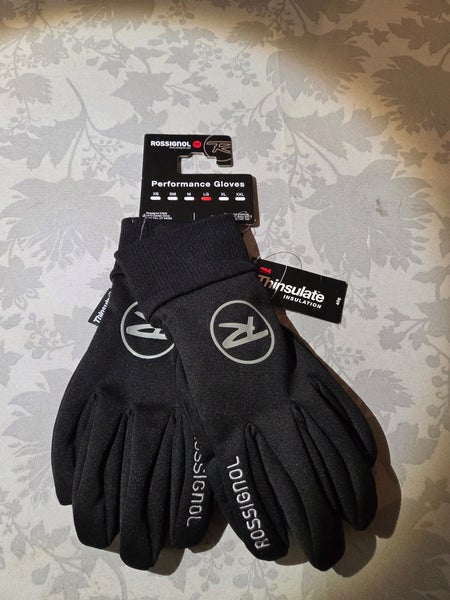 NWT Rossignol Pump Fist Thermo Glove, Nordic/Alpine Ski, Black/Gray, Size Large