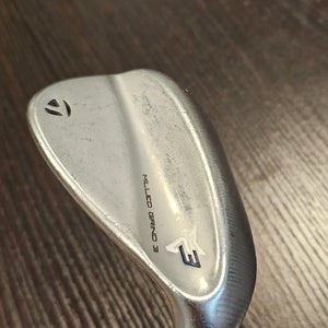 RIGHT HAND TAYLORMADE MILLED GRIND MG3 GAP WEDGE 52-09 STEEL STIFF