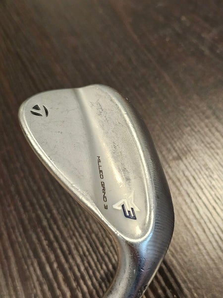 RIGHT HAND TAYLORMADE MILLED GRIND MG3 GAP WEDGE 52-09 STEEL STIFF