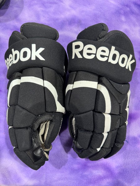 Black Senior Reebok 5K Gloves 14" (Used)