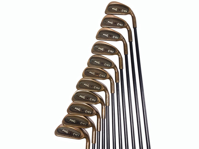 Ping Eye 2 Beryllium Copper Iron Set 2-PW+SW+LW Black Dot Aldila C-SW Ladies RH
