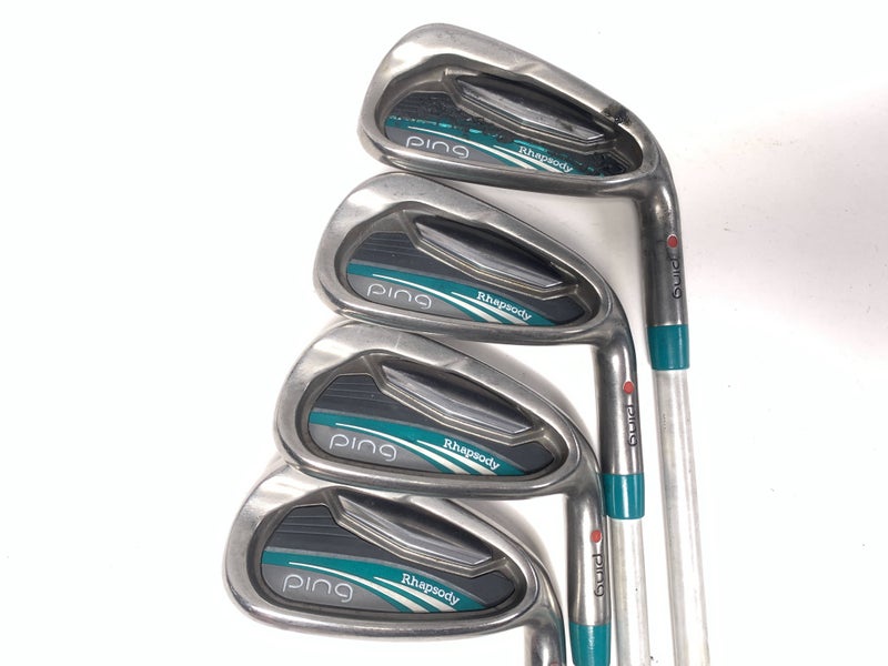 Ping Rhapsody 2015 Iron Set 7-PW Red Dot 1* Flat ULT220 Lite Ladies RH