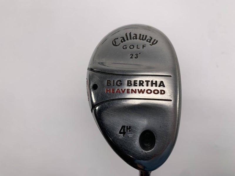 Callaway Big Bertha Heavenwood 4 Hybrid 23* RCH 75w Firm Graphite Mens RH