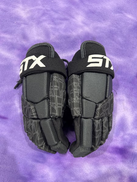 Black STX Stallion 75 Lacrosse Gloves Small (Used)