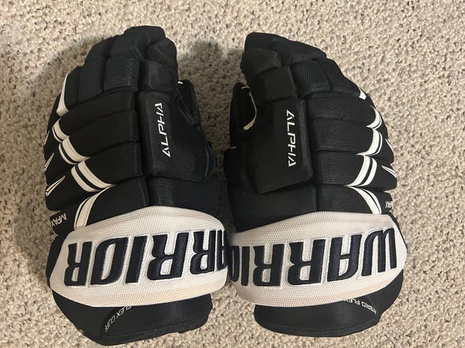 Warrior Alpha DX Pro Gloves 14" (New) Black/White