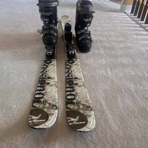 Unisex Rossignol 155 cm All Mountain Skis With Bindings Max Din 10 (Used)