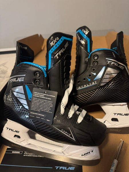 True Catalyst 5X4 Hockey Skates Wide Width 6.5 (New)