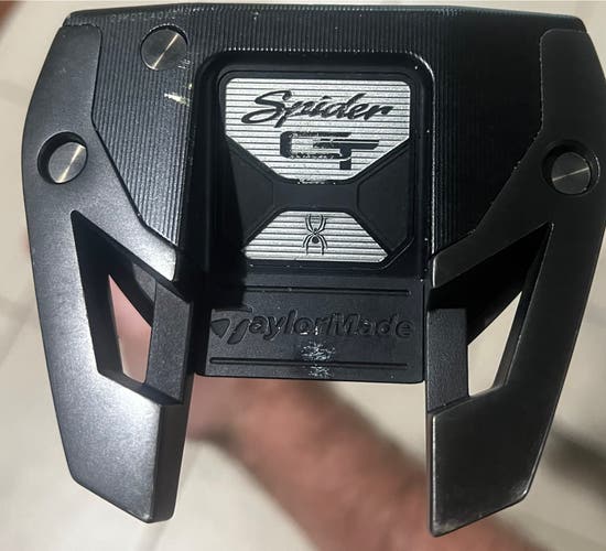 Custom Black 2023 TaylorMade Spider Gt Mallet Left Hand Putter 35"