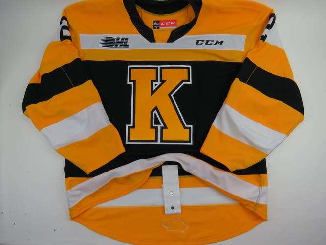 CCM Kingston Frontenacs OHL Pro Stock Game Worn Hockey Jersey #2 STEWART Size 58