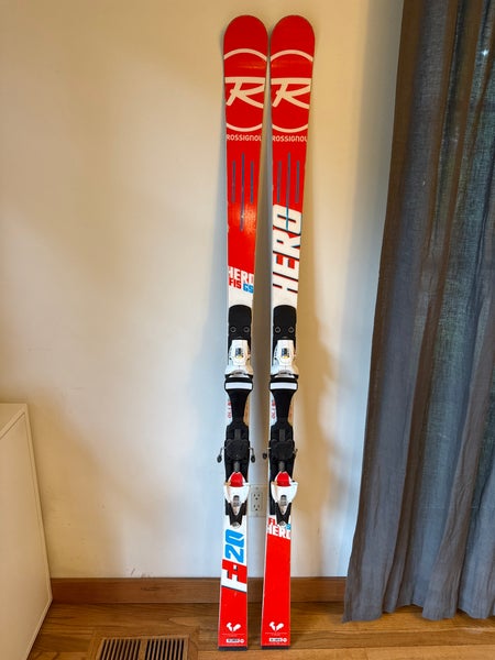 Unisex Rossignol Hero FIS GS Pro 170 cm Racing Skis With Bindings Max Din 12 (Used)