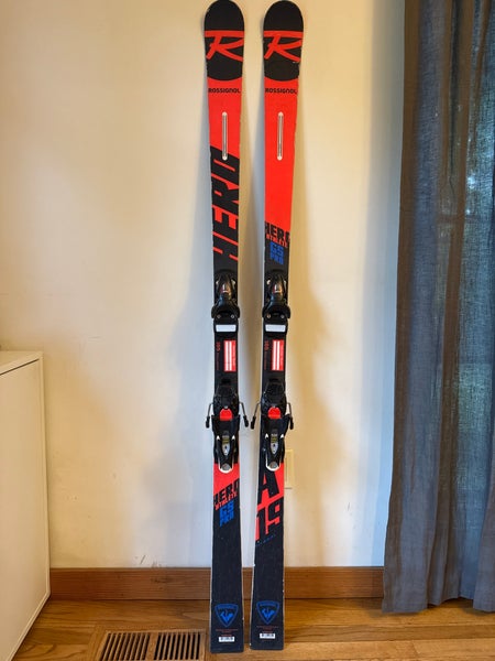 Rossignol Hero Athlete GS 165 cm Racing Skis With Bindings Max Din 10 (Used)