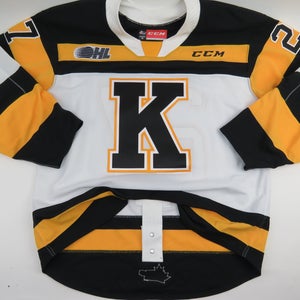 CCM Kingston Frontenacs OHL Pro Stock Game Worn Hockey Jersey #27 EDMONDS Size 56