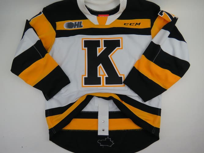 CCM Kingston Frontenacs OHL Pro Stock Game Worn Hockey Jersey #7 COSTANTINO Size 54