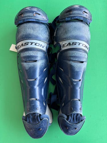 Blue Intermediate Easton Pro-X Catcher's Leg Guards