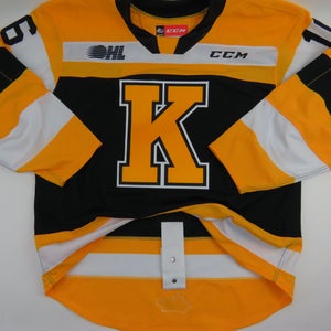 CCM Kingston Frontenacs OHL Pro Stock Game Worn Hockey Jersey #16 HUGHES Size 56
