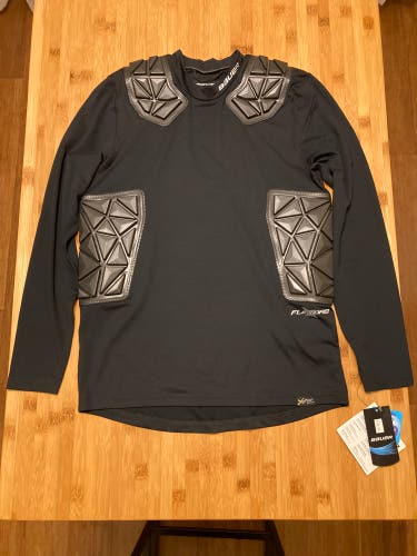 Bauer Elite Youth Goalies Padded Long Sleeve Shirt. Youth Large. (NEW)