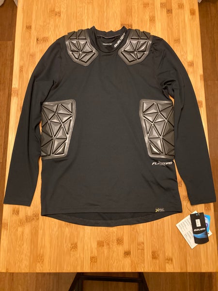 Bauer Elite Youth Goalies Padded Long Sleeve Shirt. Youth Large. (NEW)
