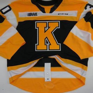 CCM Kingston Frontenacs OHL Pro Stock Game Worn Hockey Jersey #30 SPOONER Size 58 GOALIE