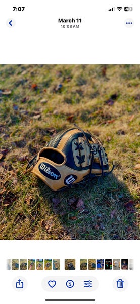 Wilson A2K RH Infield Baseball Glove 11.25"